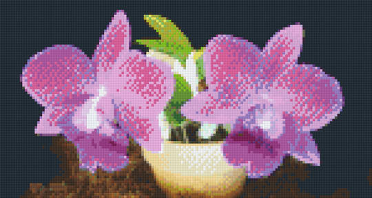 Purple Pair Six [6] Baseplate PixelHobby Mini-mosaic Art Kits